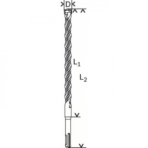 Бур Bosch SDS-Plus-5 (22х950х1000 мм) (2608597128)