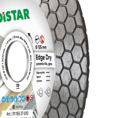 Диск алмазний для кераміки Distar Edge Dry (125х22.23х1.6 мм) (11115537010)