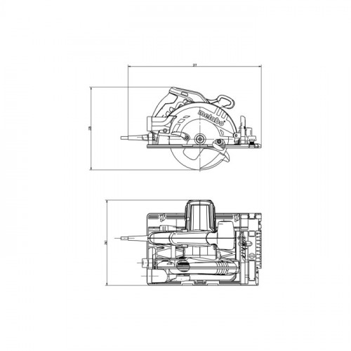 Дискова пила Metabo KS 55 FS + кейс (1.2 кВт, 160 мм) (600955500)