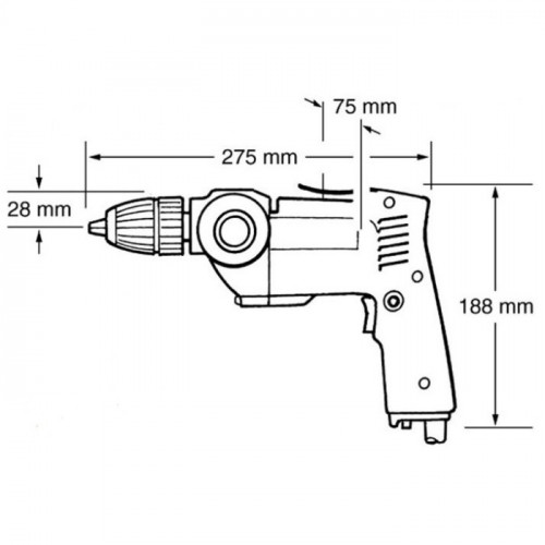 Дрель безударний Makita DP4700 (0.51 кВт)