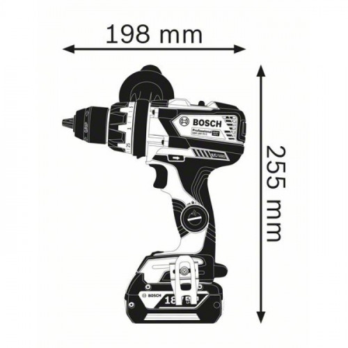 Дриль-шуруповерт акумуляторний Bosch GSR 18V-110 C (18 В, без АКБ) (06019G0109)