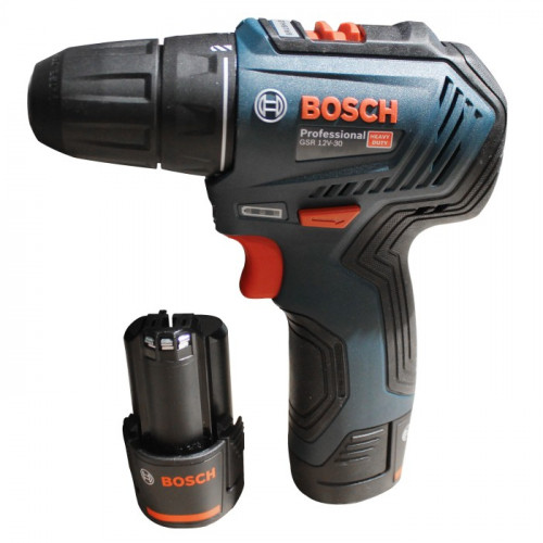 Дриль-шуруповерт акумуляторний Bosch GSR 12V-30 (12 В, 2 А/год) (06019G9000)