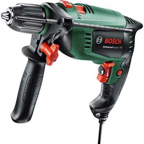 Дриль ударний Bosch UniversalImpact 700 + набір (0.7 кВт) (060313100F)