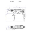 Дриль ударний Metabo SBE 780-2 Futuro Plus + кейс (0.78 кВт, 3100 об/хв) (600781500)