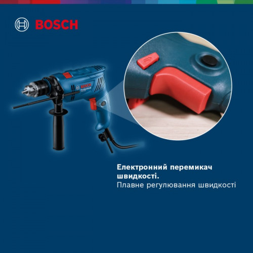 Дриль ударний Bosch Professional GSB 600 (0.6 кВт, 3000 об/хв) (06011A0320)