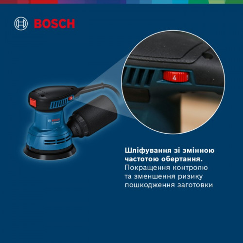 Ексцентрикова шліфмашина Bosch Professional GEX 125 (0.29 кВт, 125 мм) (06013A8020)