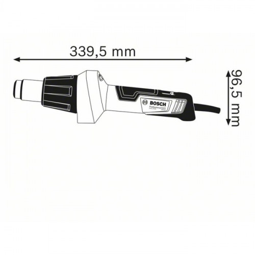 Будівельний фен Bosch GHG 20-60 (2 кВт, 150-500 л/хв) (06012A6400)