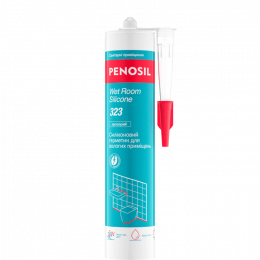 Герметик силіконовий PENOSIL Wet Room Silicone 323/323c (280 мл, прозорий) (H4607)