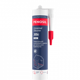 Кислотний універсальний силіконовий герметик Penosil Universal Silicone 305/305c (280 мл, прозорий) (H4833)