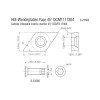 Кромковий фрезер для металу Metabo KFM 9-3 RF (0.9 кВт) (601751700)