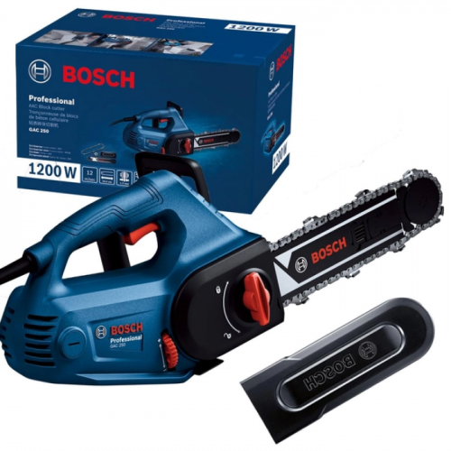 Ланцюгова електропила по газобетону Bosch Professional GAC 250 (1.2 кВт, 250 мм) (06012B6020)