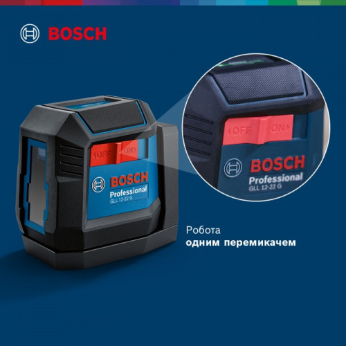 Лазерний нівелір Bosch Professional GLL 12-22 (12 м) (0601065320)