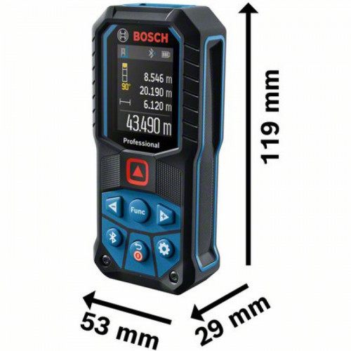 Лазерний далекомір Bosch GLM 50-27 C (50 м) (0601072T00)