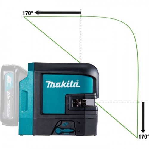 Лазерний лінійний нівелір Makita SK106DZ (10.8 В, без АКБ, 80 м)