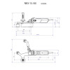 Стрічкова шліфувальна машина для труб Metabo RBE 15-180 Set (1.55 кВт, 180 мм) (602243500)