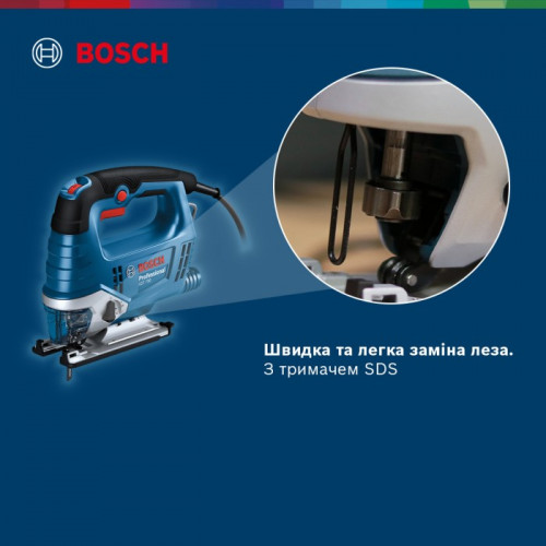 Лобзик електричний Bosch Professional GST 750 (0.52 кВт, 3200 ход/хв) (06015B4121)