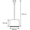 Лопата для чищення снігу MAAN 3726 (450х38х415/1350 мм)