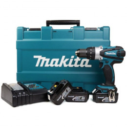 Шуруповерт акумуляторний Makita DDF482RFE3 (18 В, 3х3 А*год)