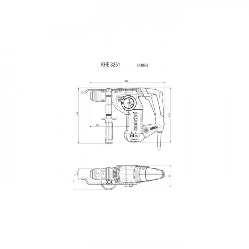 Перфоратор Metabo KHE 3251 (800 Вт) (600659000)