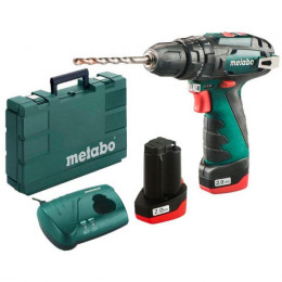 Акумуляторний ударний дриль-шурупокрут Metabo PowerMaxx SB Basic (2х2 А*год, 34 Нм) (600385500)