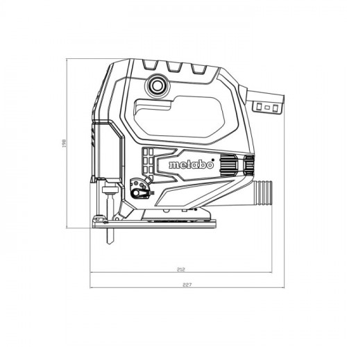 Електролобзик Metabo STEB 65 Quick (0.45 кВт) (601030000)