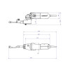 Metabo Напильник стрічковий 6-19 мм 950 Вт BFE 9-20