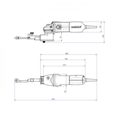 Metabo Напильник стрічковий 6-19 мм 950 Вт BFE 9-20