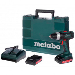 Шуруповерт акумуляторний Metabo BS 18 L (2х18 В, 2 А*год) (602321500)