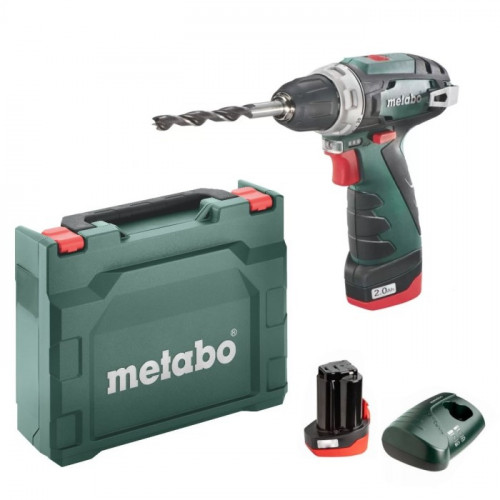 Акумуляторний дриль-шуруповерт Metabo PowerMaxx BS Basic (2х10.8 В, 2 А*год) (600080500)