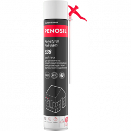 Монтажна ручна клей-піна Penosil Polystyrol FixFoam 836 (750 мл) (A5981)