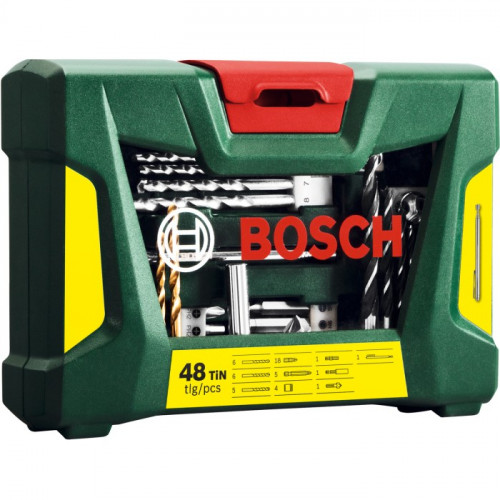 Набір свердел і торцевих головок Bosch V-Line-48 (48 шт.) (2607017314)