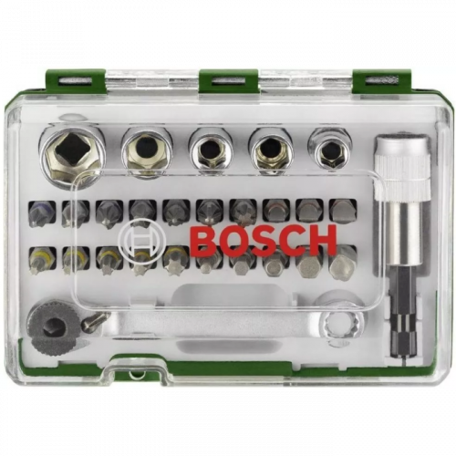 Набір біт Bosch (27 шт. + ключ-тріскачка) (2607017160)