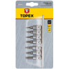 Набір головок Torx Topex (1/4, 7 шт.) (39D378)