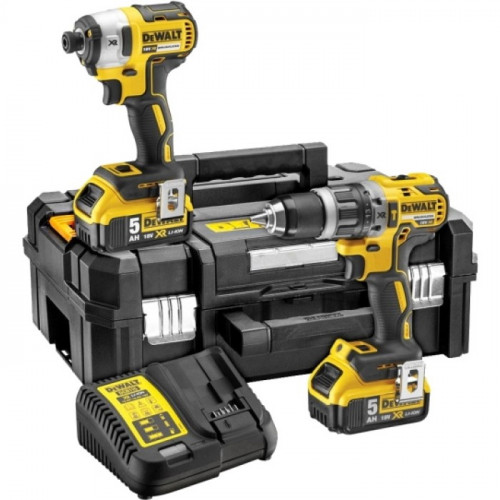 Набір інструментів: шуруповерт DeWALT DCD791 і гайковерт DeWALT DCF887 (DCK268P2T)