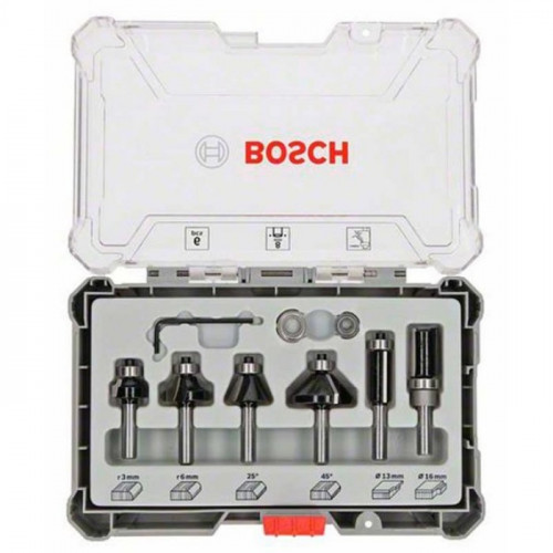 Набір кромкових фрез Bosch Trim & Edging (8 мм, 6 шт.) (2607017469)