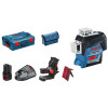 Лінійний лазерний нівелір Bosch GLL 3-80 C Professional + BM1 + L-Boxx 136 (12 В, 2 А*год, 120 м) (0601063R02)