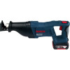 Ножівка акумуляторна Bosch GSA 18 V-LI (18 В, 4 А*год, 2700 ход/хв) (0615990L6H)