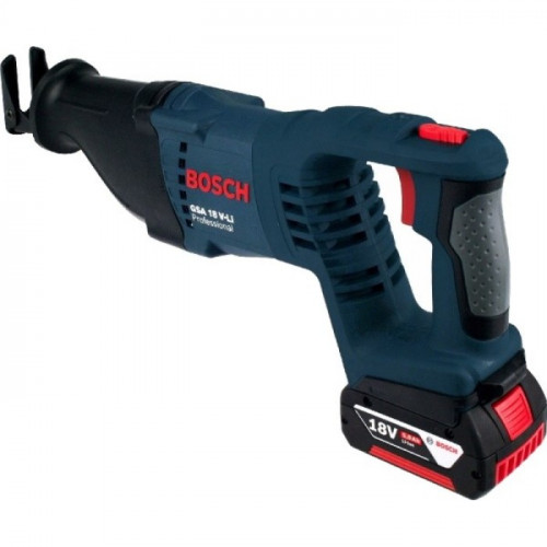 Ножівка акумуляторна Bosch GSA 18 V-LI (18 В, 4 А*год, 2700 ход/хв) (0615990L6H)