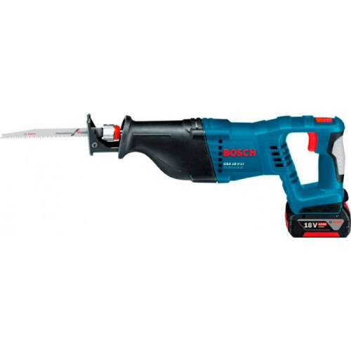 Ножівка акумуляторна Bosch GSA 18 V-LI (18 В, 4 А*год, 2700 ход/хв) (0615990L6H)