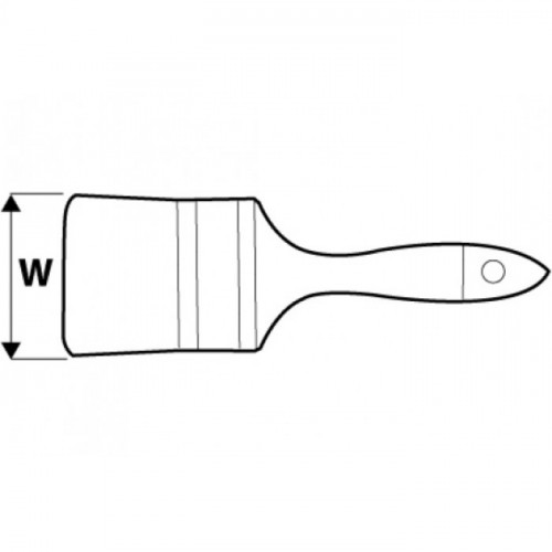 Пензель малярний Topex (1.5") (19B615)