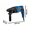 Перфоратор Bosch GBH 220 Professional (0.72 кВт, 2 Дж) (06112A6020)