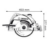 Пила дискова Bosch GKS 235 Turbo (2.05 кВт, 235 мм) (06015А2001)