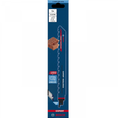 Пиляльне твердосплавне полотно по цеглі  Bosch Expert Hollow Brick S 1543 HM (240 мм) (2608900414)