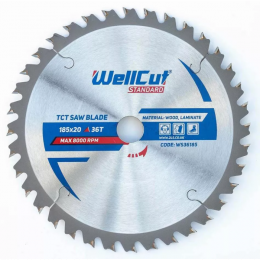 Пиляльний диск WellCut Standard (185х20, 36Т) (WS36185)