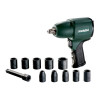 Пневмогайковерт ударний Metabo DSSW 360 Set (360 л/хв, 6.2 бар) (604118500)