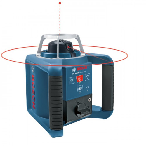 Ротаційний лазерний нівелір Bosch GRL 300 HV + LR1 + RC1 (300 м) (0601061501)