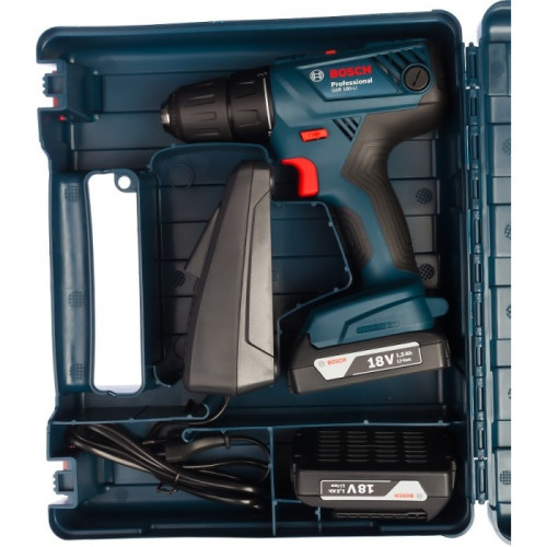 Дриль-шуруповерт Bosch GSR 180-LI Professional (18 В, 2х2 А*год) (06019F8109)