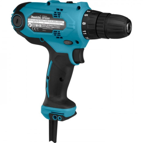 Електричний шуруповерт Makita DF0300 (0.32 кВт, 56 Н*м)