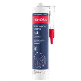 Силіконовий герметик Penosil Multipurpose Silicone 315/315c (310 мл, прозорий) (H4606)