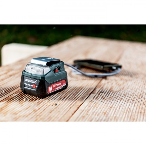 Силовий адаптер + ліхтарик Metabo PowerMaxx PA 12 LED-USB (12 В) (600298000)